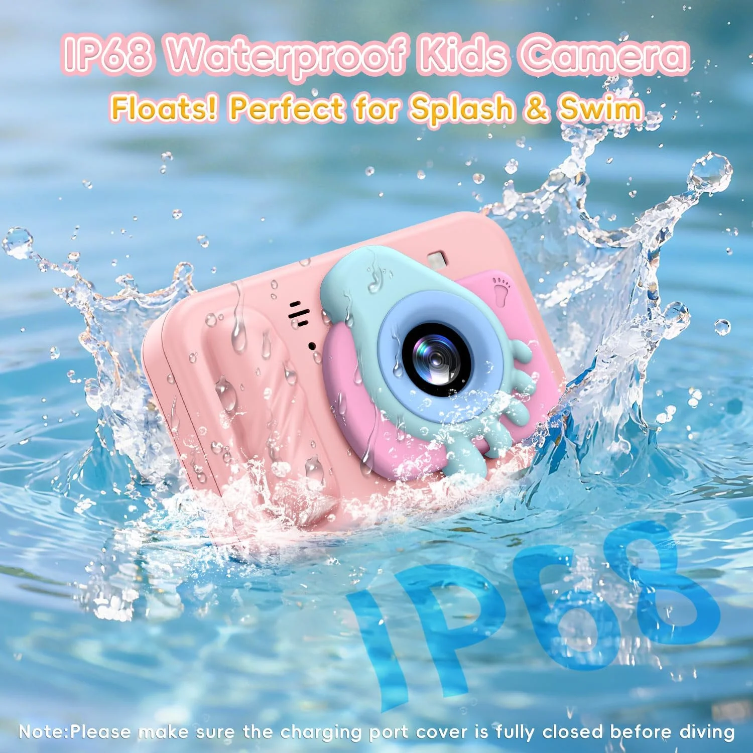 دوربین ضد آب کودکانه - دوربین دیجیتال HD برای کودکان نوپا با قابلیت ضبط ویدیویی 1080P، هدیه تولد و کریسمس ایده آل برای پسران و دختران 3-12 ساله به همراه کارت 32 گیگابایتی (صورتی) دوربین ضد آب کودکانه - دوربین دیجیتال HD برای کودکان نوپا با قابلیت ضبط ویدیویی 1080P، هدیه تولد و کریسمس ایده آل برای پسران و دختران 3-12 ساله به همراه کارت 32 گیگابایتی (صورتی)