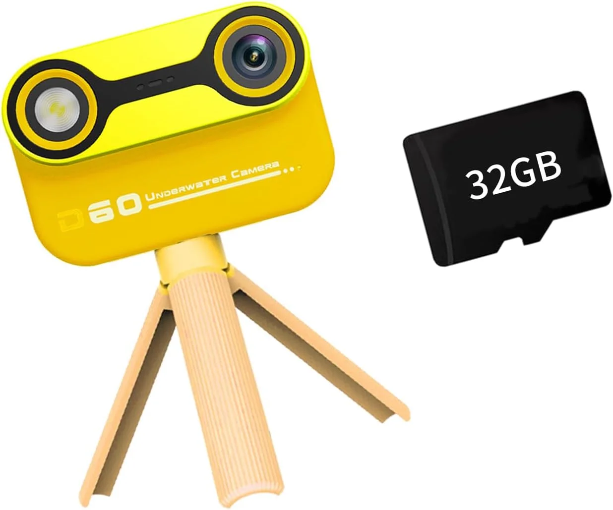 دوربین دو لنز 2K کودکانه با قابلیت فیلمبرداری در زیر آب، حافظه 32 گیگابایتی، عملکرد تا عمق 3 متری، پخش MP3 و زوم 10 برابر مناسب غواصی و شنا دوربین دو لنز 2K کودکانه با قابلیت فیلمبرداری در زیر آب، حافظه 32 گیگابایتی، عملکرد تا عمق 3 متری، پخش MP3 و زوم 10 برابر مناسب غواصی و شنا