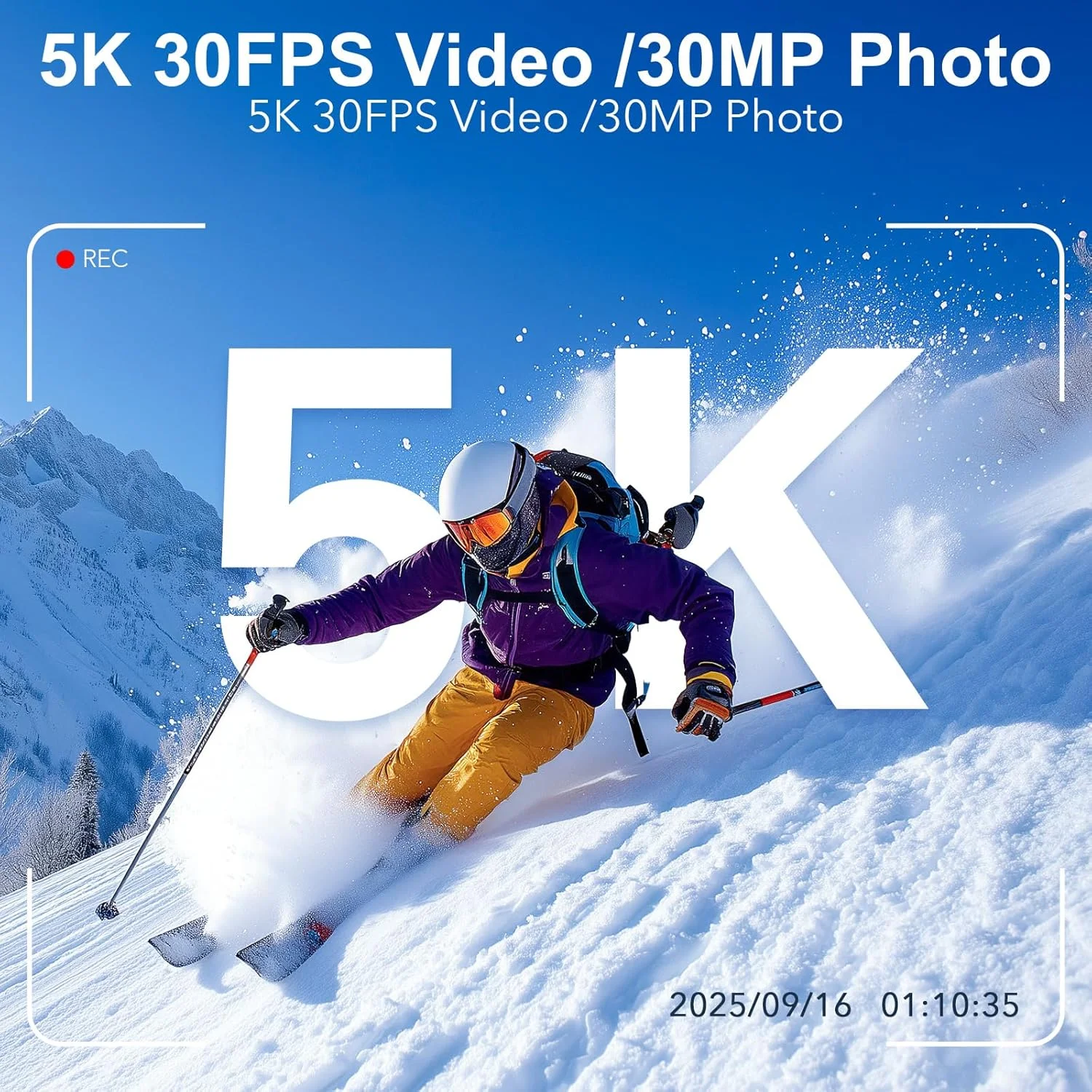 دوربین اکشن 5K 30FPS ضد آب تا عمق 40 متری با EIS WiFi، کنترل از راه دور با اپلیکیشن، کارت حافظه 64 گیگابایتی، زاویه دید 170 درجه، مناسب برای کلاه ایمنی، دوچرخه سواری، فیلمبرداری، مشکی به همراه کارت حافظه 64 گیگابایتی دوربین اکشن 5K 30FPS ضد آب تا عمق 40 متری با EIS WiFi، کنترل از راه دور با اپلیکیشن، کارت حافظه 64 گیگابایتی، زاویه دید 170 درجه، مناسب برای کلاه ایمنی، دوچرخه سواری، فیلمبرداری، مشکی به همراه کارت حافظه 64 گیگابایتی