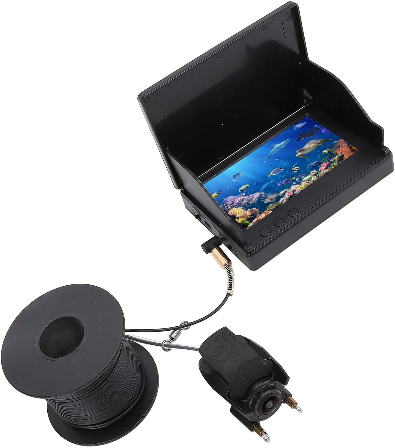 دوربین ماهیگیری زیر آب، کابل ویدیویی با استحکام بالا، تشخیص چاه عمیق، ماهیگیری روی یخ، آلیاژ آلومینیوم و ABS برای ماهیگیران حرفه ای، ماهیگیران تفریحی و غواصان دوربین ماهیگیری زیر آب، کابل ویدیویی با استحکام بالا، تشخیص چاه عمیق، ماهیگیری روی یخ، آلیاژ آلومینیوم و ABS برای ماهیگیران حرفه ای، ماهیگیران تفریحی و غواصان