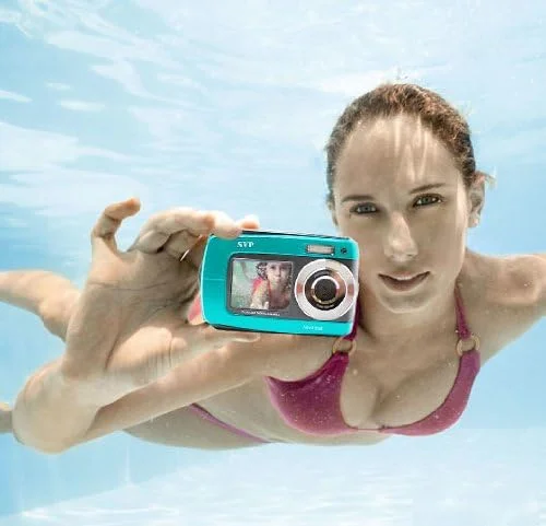 دوربین دیجیتال 18 مگاپیکسلی سری SVP مدل Aqua5500 - رنگ آبی