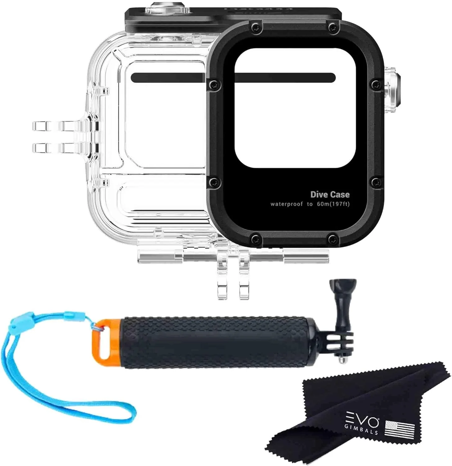 محفظه ضد آب Insta360 Ace Pro 2 (محفظه ضد آب با دسته شناور)، فقط با لنز مربعی کار می کند