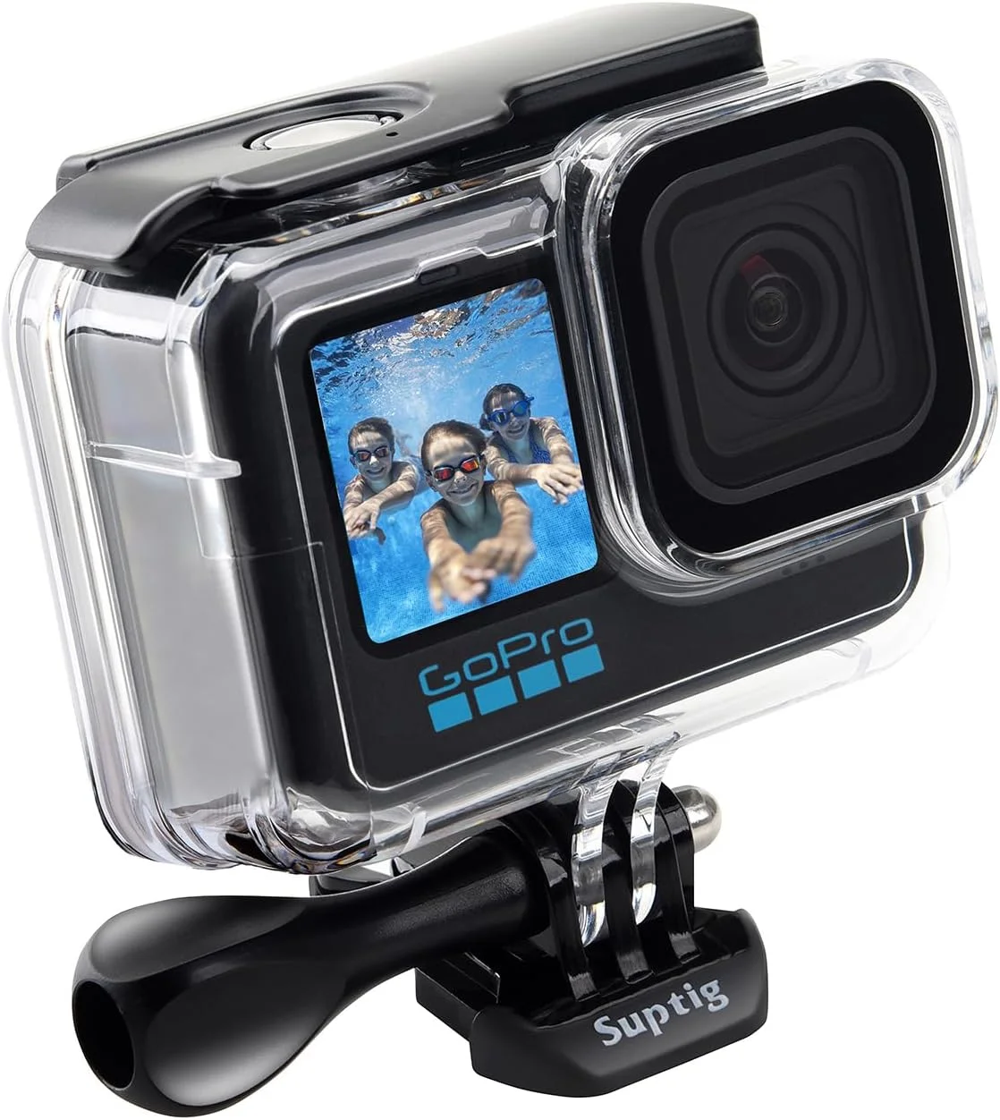 محفظه محافظ ضد آب Suptig برای غواصی در زیر آب برای GoPro Hero 12/Hero 11/Hero 10/Hero 9 Black ضد آب تا عمق 50 متر محفظه محافظ ضد آب Suptig برای غواصی در زیر آب برای GoPro Hero 12/Hero 11/Hero 10/Hero 9 Black ضد آب تا عمق 50 متر