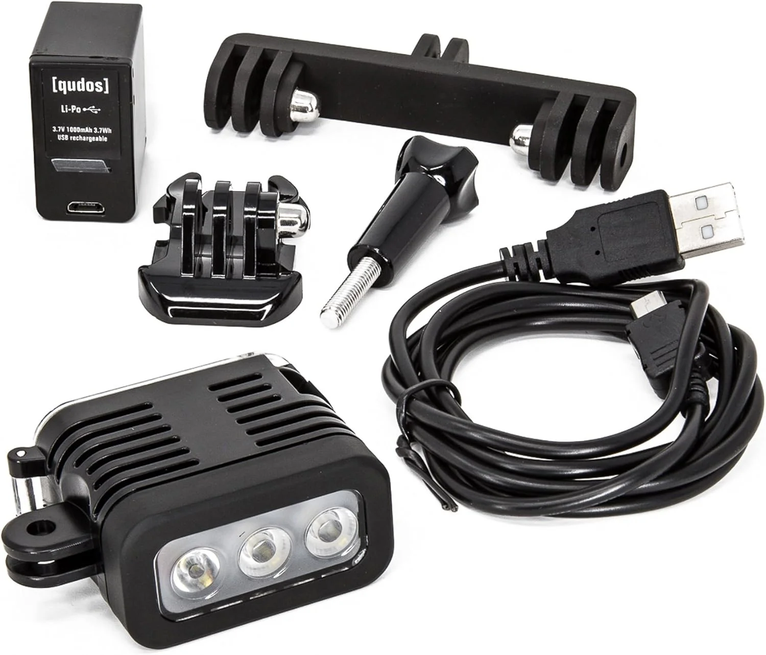 چراغ غواصی ضد آب پرقدرت Ultimaxx – چراغ ویدئویی LED زیر آب برای GoPro Hero 3 تا Hero 14 – سازگار با Hero 3/4/5/6/7/8/9/10/11/12/13/14 – برای غواصی و عکس های اکشن