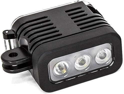چراغ غواصی ضد آب پرقدرت Ultimaxx – چراغ ویدئویی LED زیر آب برای GoPro Hero 3 تا Hero 14 – سازگار با Hero 3/4/5/6/7/8/9/10/11/12/13/14 – برای غواصی و عکس های اکشن