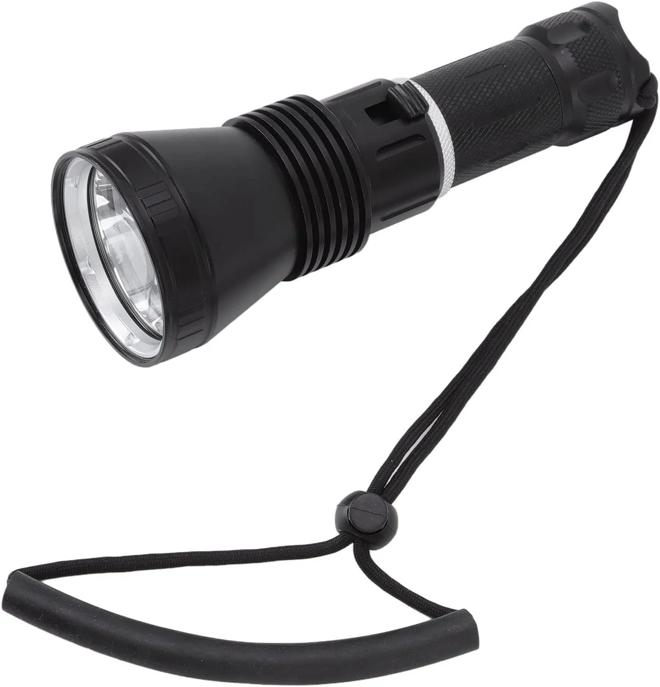 چراغ قوه غواصی پیلیپین P50 چهار هسته ای 8000LM فوق العاده روشن، چراغ ویدئویی زیر آب حرفه ای برای غواصی اسکوبا، عکاسی زیر آب، آلیاژ آلومینیوم، سر 6.6 سانتی متری، 100 متر