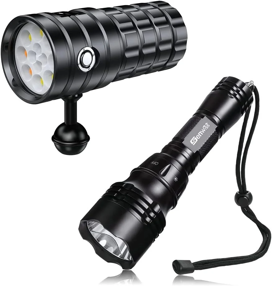 چراغ غواصی ضد آب تا عمق 100 متری چراغ غواصی ضد آب تا عمق 100 متری