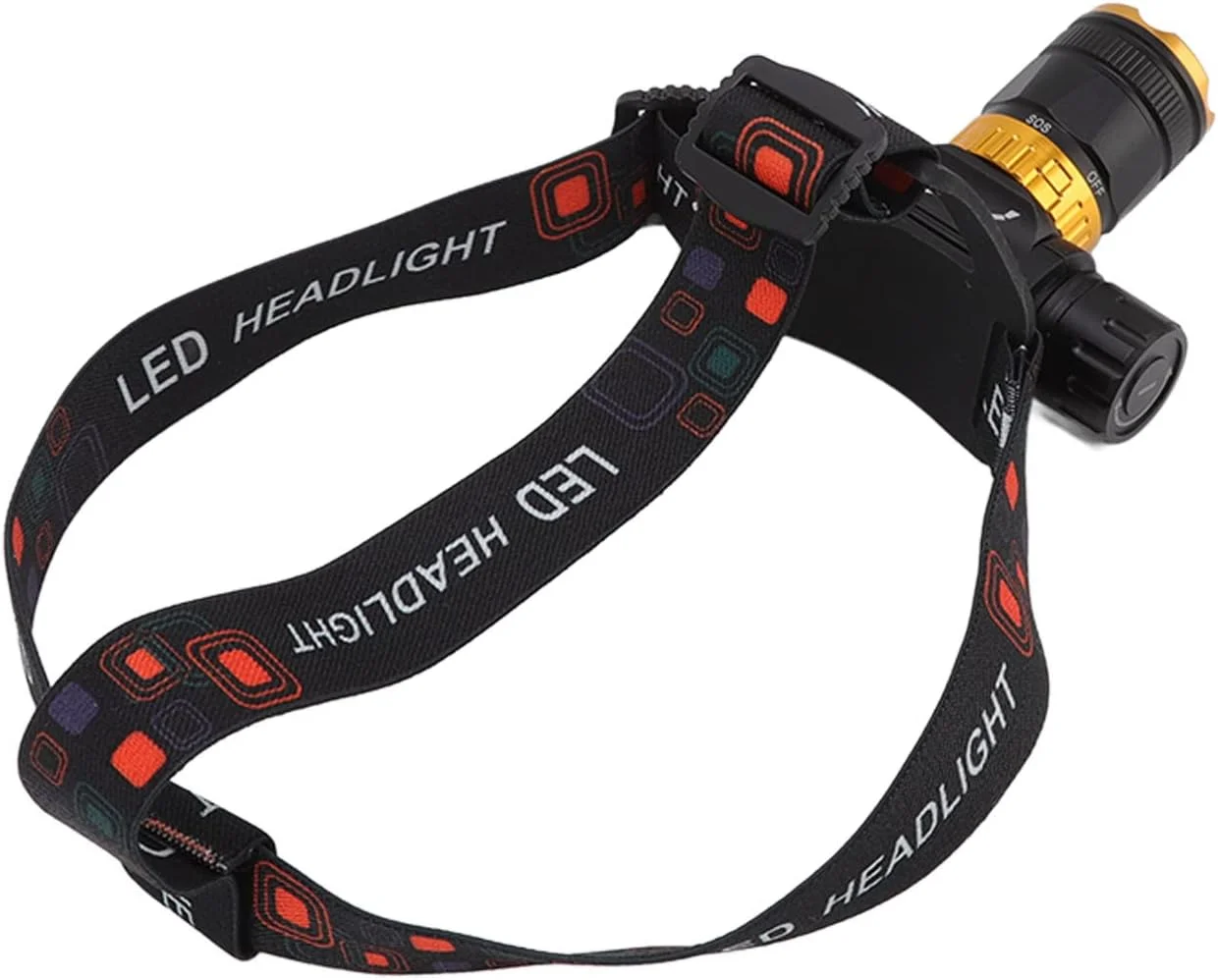 چراغ غواصی، چراغ پیشانی قابل حمل غواصی با چرخش 180 درجه برای پیاده روی و عکاسی زیر آب