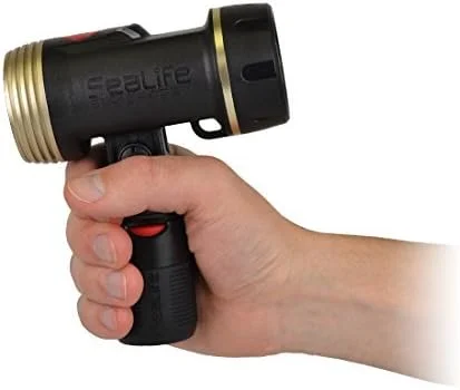 چراغ غواصی SeaLife SL986 Sea Dragon 2000 برای عکس/فیلمبرداری زیر آب به همراه دسته Flex-Connect