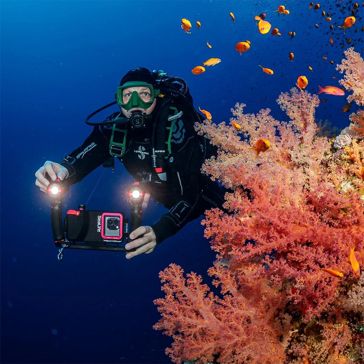 کیت نور عکاسی و فیلمبرداری ال ای دی سی لایف Sea Dragon 3000F Color Boost COB