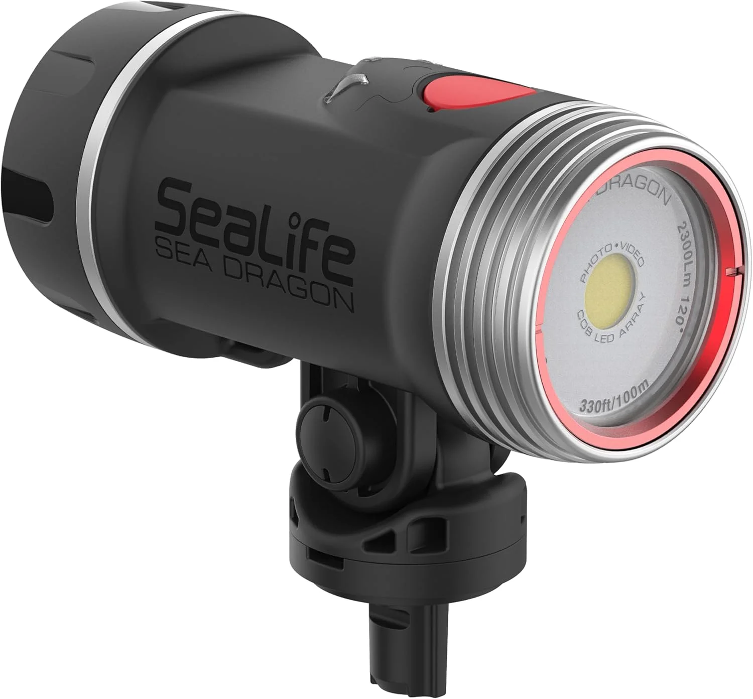 چراغ عکس و فیلمبرداری زیر آب SeaLife Sea Dragon 2300F، نور روشن و رنگارنگ برای فیلم و عکس، برای غواصی و شنا با دوربین های اکشن و کامپکت (فقط سر چراغ)