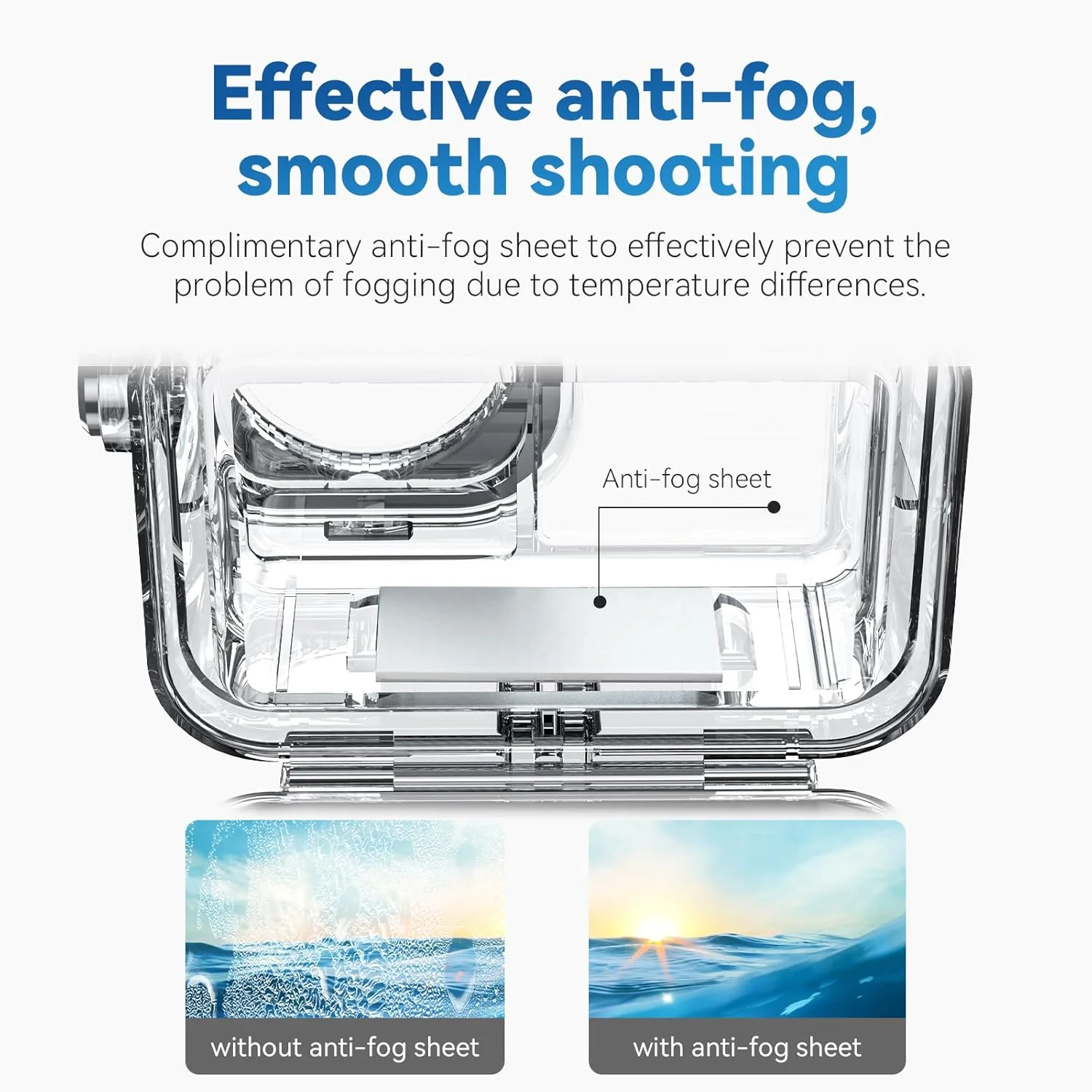 محفظه ضد آب TELESIN برای دوربین DJI Action 5 Pro Action 4/3، با قفس محافظ زیر آب ضد مه، پشتیبانی از غواصی عمیق 45 متری، شنا و اسنورکلینگ با پیچ رهاسازی سریع محفظه ضد آب TELESIN برای دوربین DJI Action 5 Pro Action 4/3، با قفس محافظ زیر آب ضد مه، پشتیبانی از غواصی عمیق 45 متری، شنا و اسنورکلینگ با پیچ رهاسازی سریع