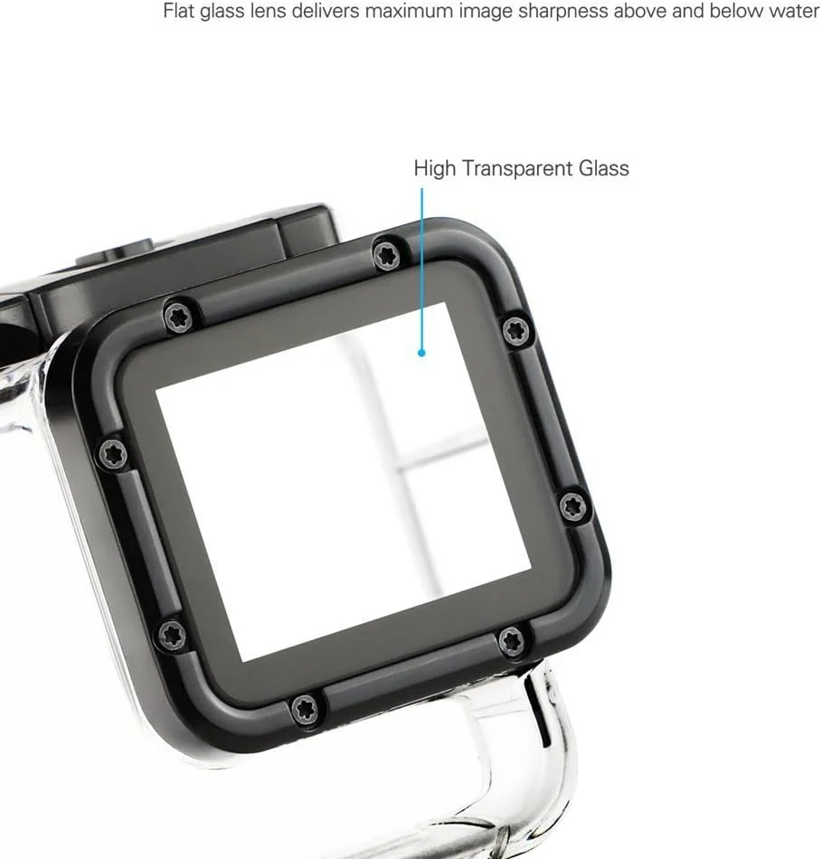 محفظه ضد آب SOONSUN برای GoPro Hero 7/6/5 Black و Hero (2018) – محفظه غواصی زیر آب 45 متری برای غواصی اسکوبا، غواصی سطحی، موج سواری و ماجراجویی در اعماق دریا