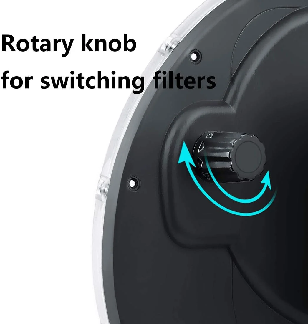 پورت دام SOONSUN برای GoPro Hero 8 Black، لنز دام ضد آب مناسب غواصی تا عمق 45 متر، دارای فیلتر قرمز داخلی، فیلتر ماکرو 10x و حالت استاندارد برای عکاسی در زیر آب