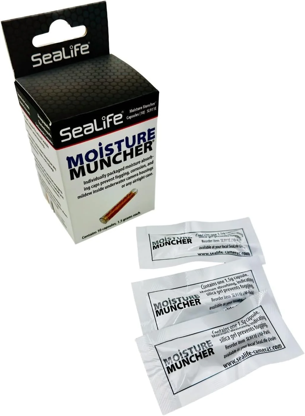 کپسول های جاذب رطوبت Sealife برای محفظه زیرآبی SportDiver تلفن های هوشمند (نارنجی)