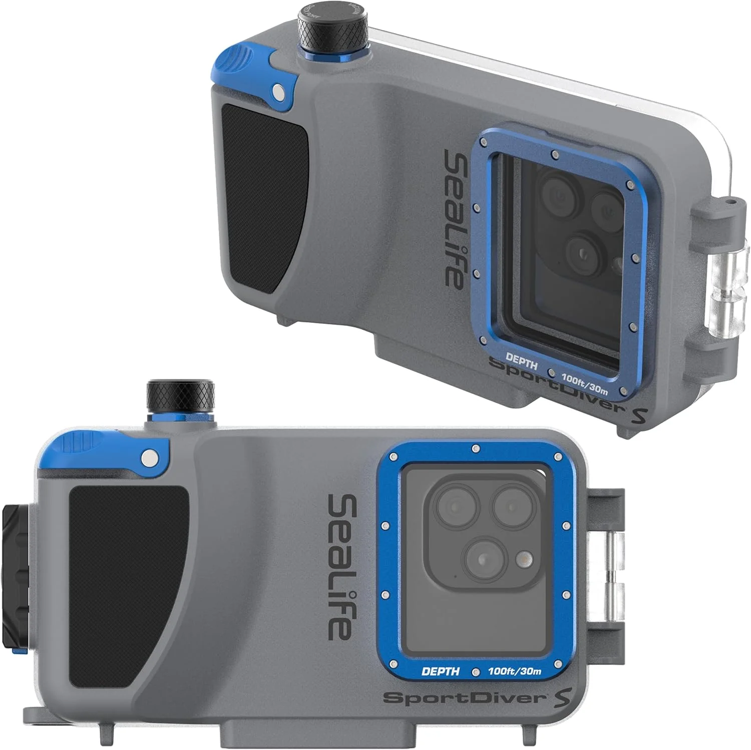 محفظه ضدآب گوشی هوشمند SeaLife SportDiver S – مناسب غواصی تا عمق 30 متر، عکاسی ضدآب، کنترل آسان دوربین، دارای هشدارهای نشت، مناسب برای آیفون و اکثر گوشی های هوشمند