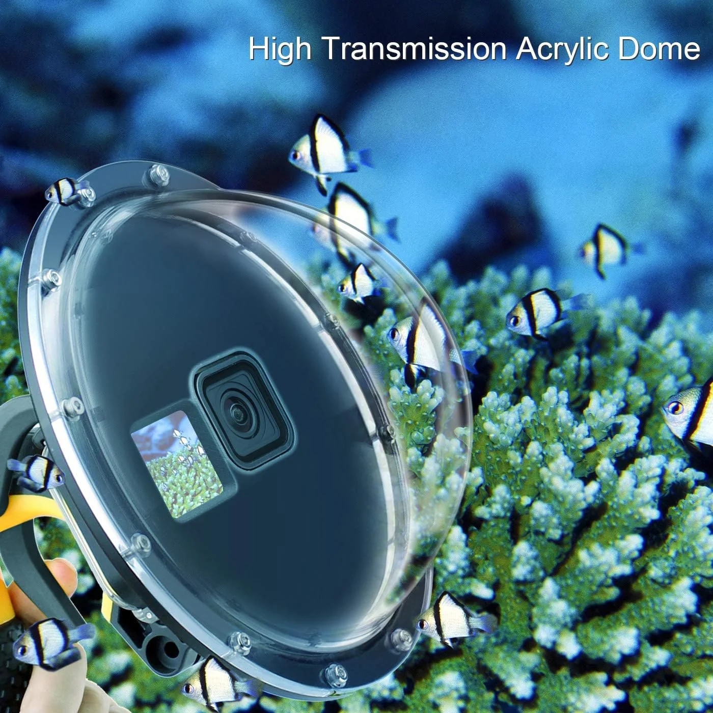 پورت دام GEPULY برای GoPro Hero 9 10 11 12 13 Black - محفظه ضد آب زیر آب + دسته شناور + لوازم جانبی ماشه برای دوربین های اکشن GoPro پورت دام GEPULY برای GoPro Hero 9 10 11 12 13 Black - محفظه ضد آب زیر آب + دسته شناور + لوازم جانبی ماشه برای دوربین های اکشن GoPro