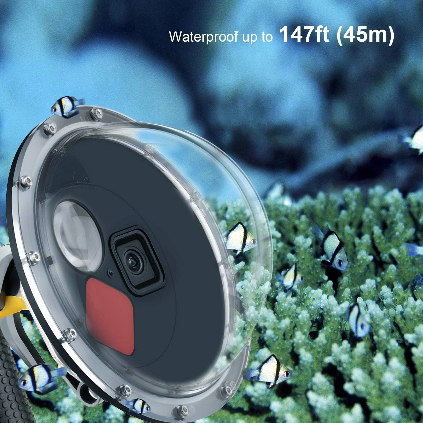 پورت Dome جیپولی برای GoPro Hero 13 12 11 10 9 Black، لنز پورت Dome با محفظه ضد آب، تریگر، دسته شناور، فیلتر قرمز قابل تعویض داخلی و فیلتر ماکرو 10x پورت Dome جیپولی برای GoPro Hero 13 12 11 10 9 Black، لنز پورت Dome با محفظه ضد آب، تریگر، دسته شناور، فیلتر قرمز قابل تعویض داخلی و فیلتر ماکرو 10x