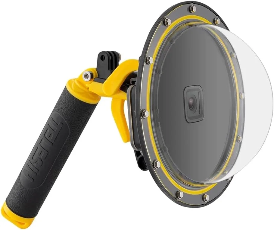 پورت دام برای دوربین های GoPro Hero 7 6 5 Black، پورت دام دوربین غواصی زیر آب با محفظه ضد آب، دسته شناور و ضد آب 30 متری برای لوازم جانبی Go Pro