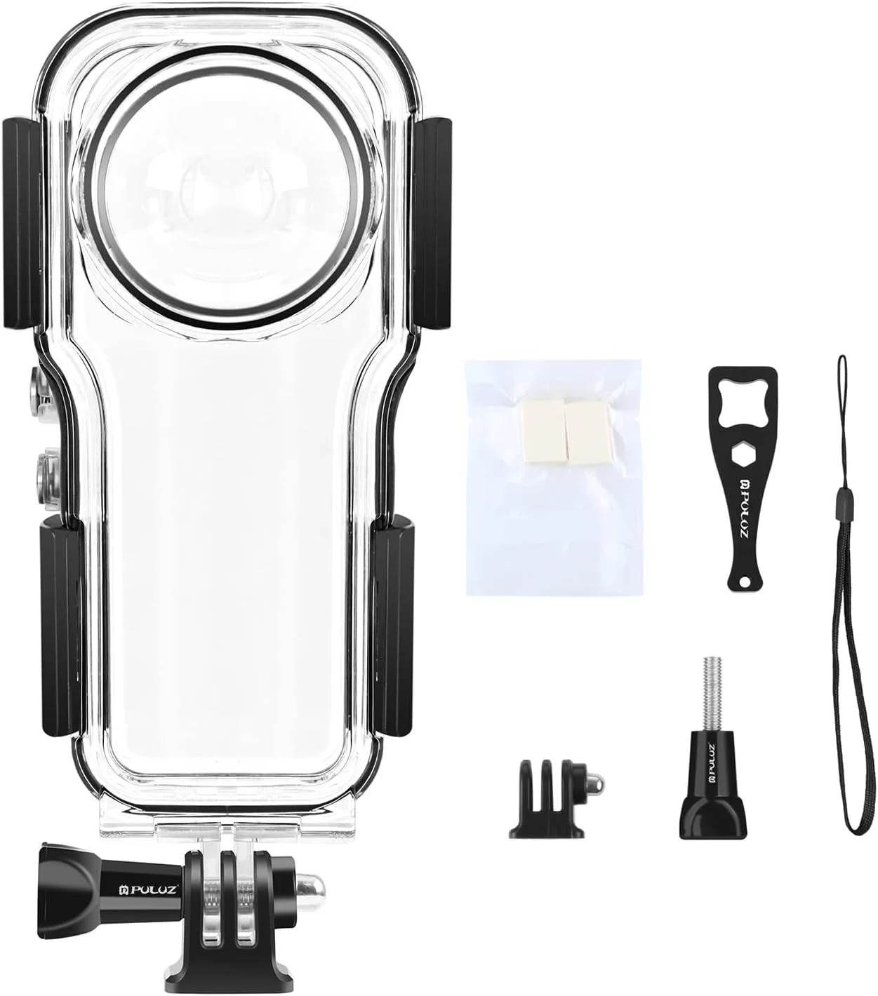 محفظه ضد آب برای Insta360 One RS 1-Inch 360 Edition، قاب های عکاسی زیر آب، پوسته غواصی 40 متری