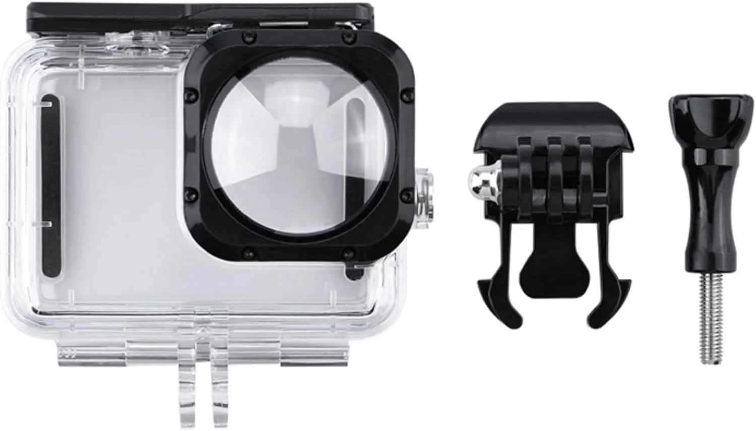 محفظه ضد آب با لنز بزرگ و زاویه دید گسترده، مناسب برای غواصی تا عمق 40 متر، محافظ دوربین های اکشن گو پرو هیرو 12، 11، 10 و 9