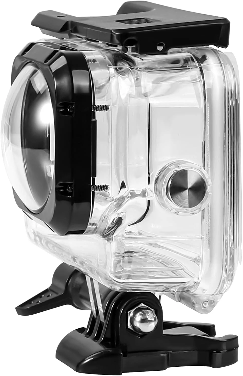 محفظه محافظ ضد آب سازگار با دوربین های اکشن GoPro Hero 9، 10، 11، 12، 13 Black و دوربین های مجهز به لنز Max Wide، پشتیبانی تا عمق 40 متری محفظه محافظ ضد آب سازگار با دوربین های اکشن GoPro Hero 9، 10، 11، 12، 13 Black و دوربین های مجهز به لنز Max Wide، پشتیبانی تا عمق 40 متری