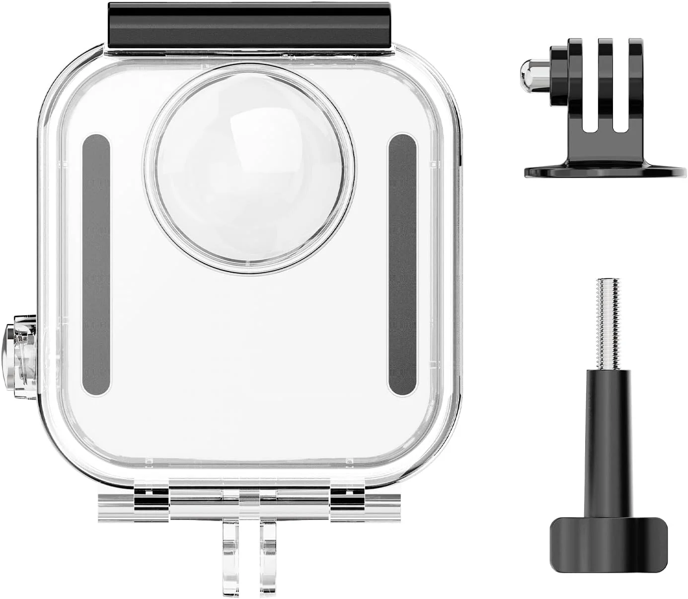 محفظه ضد آب / محفظه غواصی برای GoPro MAX2، پشتیبانی از غواصی عمیق تا عمق 50 متر با لوازم جانبی براکت