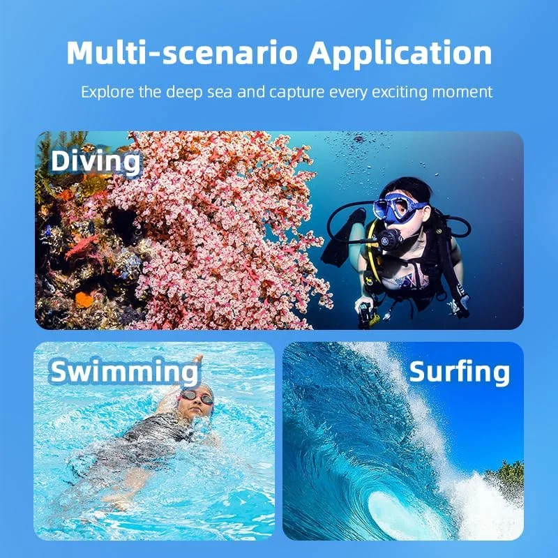 محفظه ضدآب BTG برای دوربین های Insta360 Go 3S و Go 3، مناسب غواصی، شنا و اسنورکلینگ تا عمق 40 متر محفظه ضدآب BTG برای دوربین های Insta360 Go 3S و Go 3، مناسب غواصی، شنا و اسنورکلینگ تا عمق 40 متر