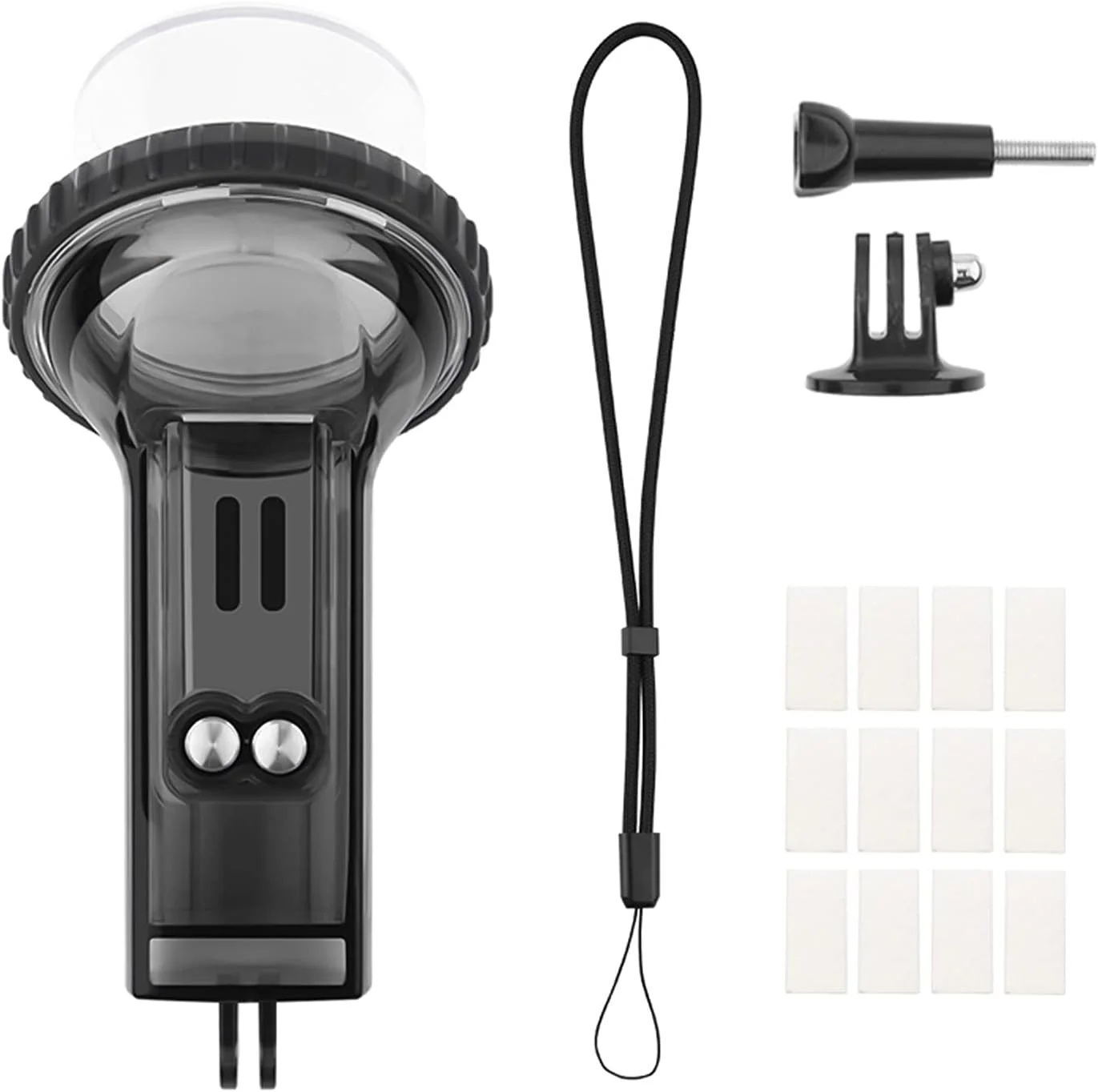 محفظه ضد آب دوربین اکشن Andoer برای دوربین اکشن DJI Osmo Pocket 2، کیت لوازم جانبی محفظه غواصی زیر آب 60 متری با بند