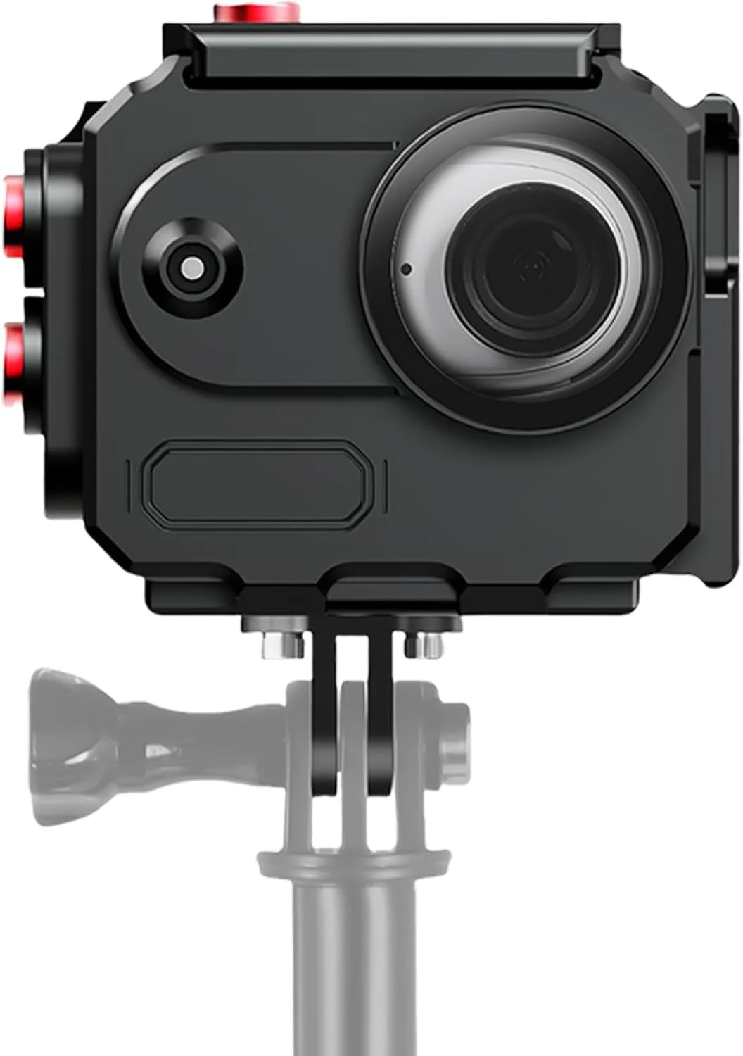 محفظه غواصی آلیاژ آلومینیوم برای Insta360 GO 3S و GO 3، محافظ ضد آب تا عمق 80 متری، همراه با لوازم جانبی براکت (گرد)