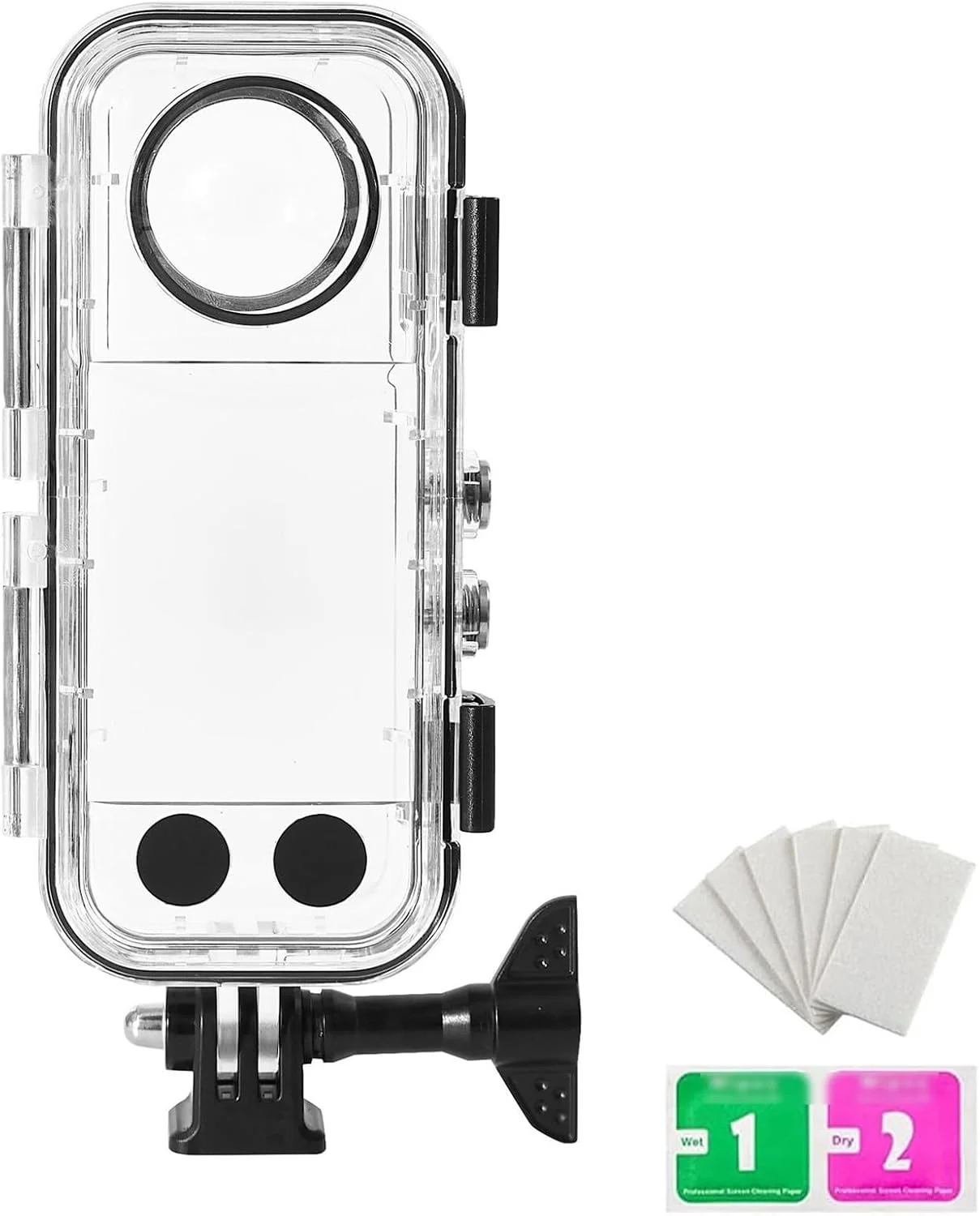 محفظه ضد آب 40 متری فقط برای Insta360 X3، محافظ زیر آب برای دوربین اکشن Insta360 X3 به همراه لوازم جانبی براکت