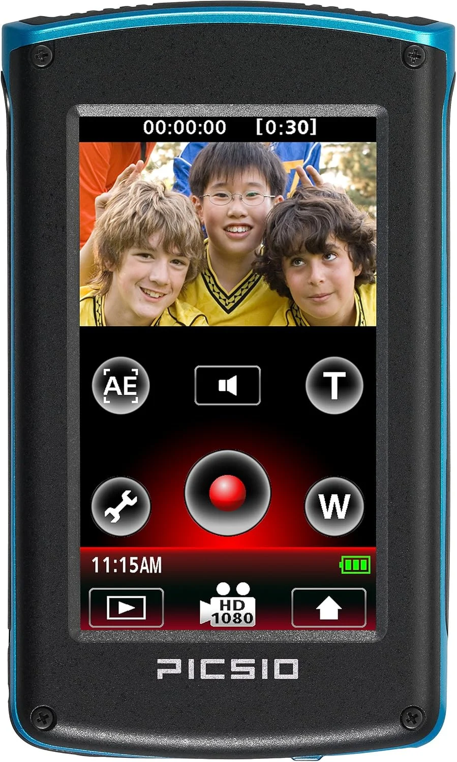 دوربین فیلمبرداری جیبی ضد آب JVC Picsio GC-WP10 (آبی) جدیدترین نسخه دوربین فیلمبرداری جیبی ضد آب JVC Picsio GC-WP10 (آبی) جدیدترین نسخه