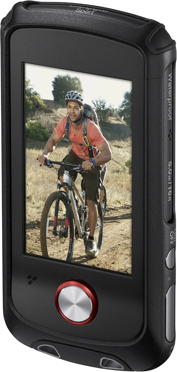 دوربین فیلمبرداری ضدآب سونی Bloggie Sport (MHSTS22/B) با زوم دیجیتال 4 برابر و صفحه نمایش لمسی 2.7 اینچی LCD (مشکی) (مدل جدید) دوربین فیلمبرداری ضدآب سونی Bloggie Sport (MHSTS22/B) با زوم دیجیتال 4 برابر و صفحه نمایش لمسی 2.7 اینچی LCD (مشکی) (مدل جدید)