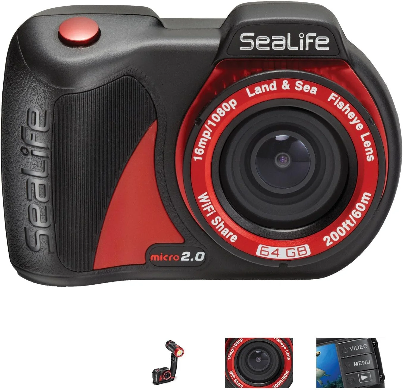 دوربین دیجیتال زیرآبی SeaLife Micro 2.0 WiFi با حافظه داخلی 32 گیگابایت