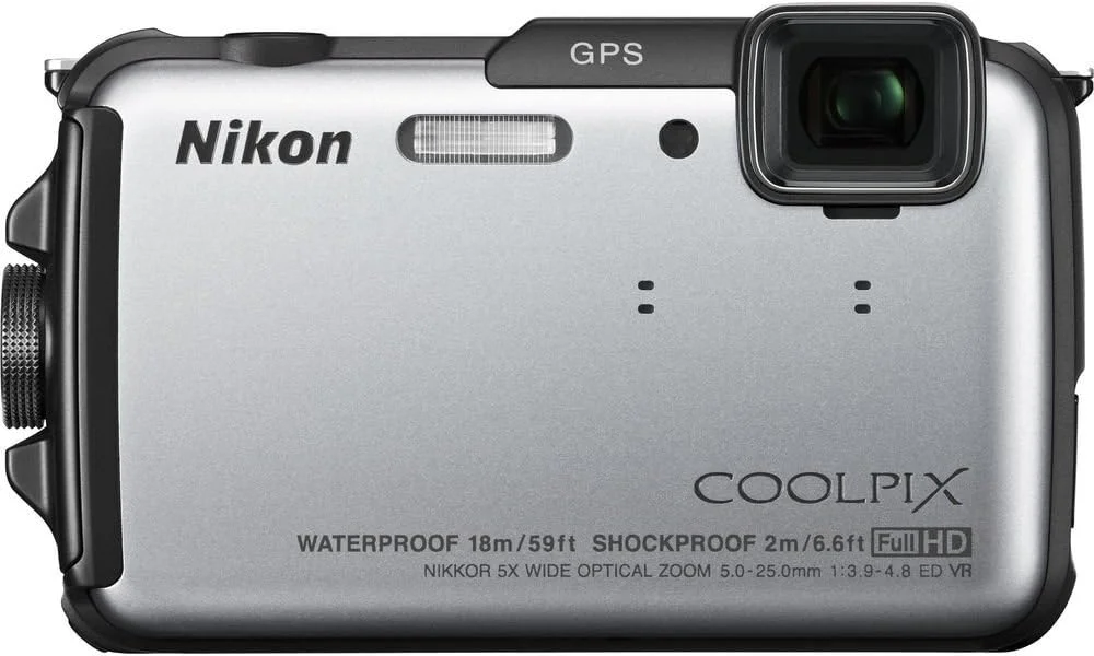 دوربین دیجیتال نیکون COOLPIX AW110 با وای فای، ضد آب و GPS (آبی) (مدل قدیمی)