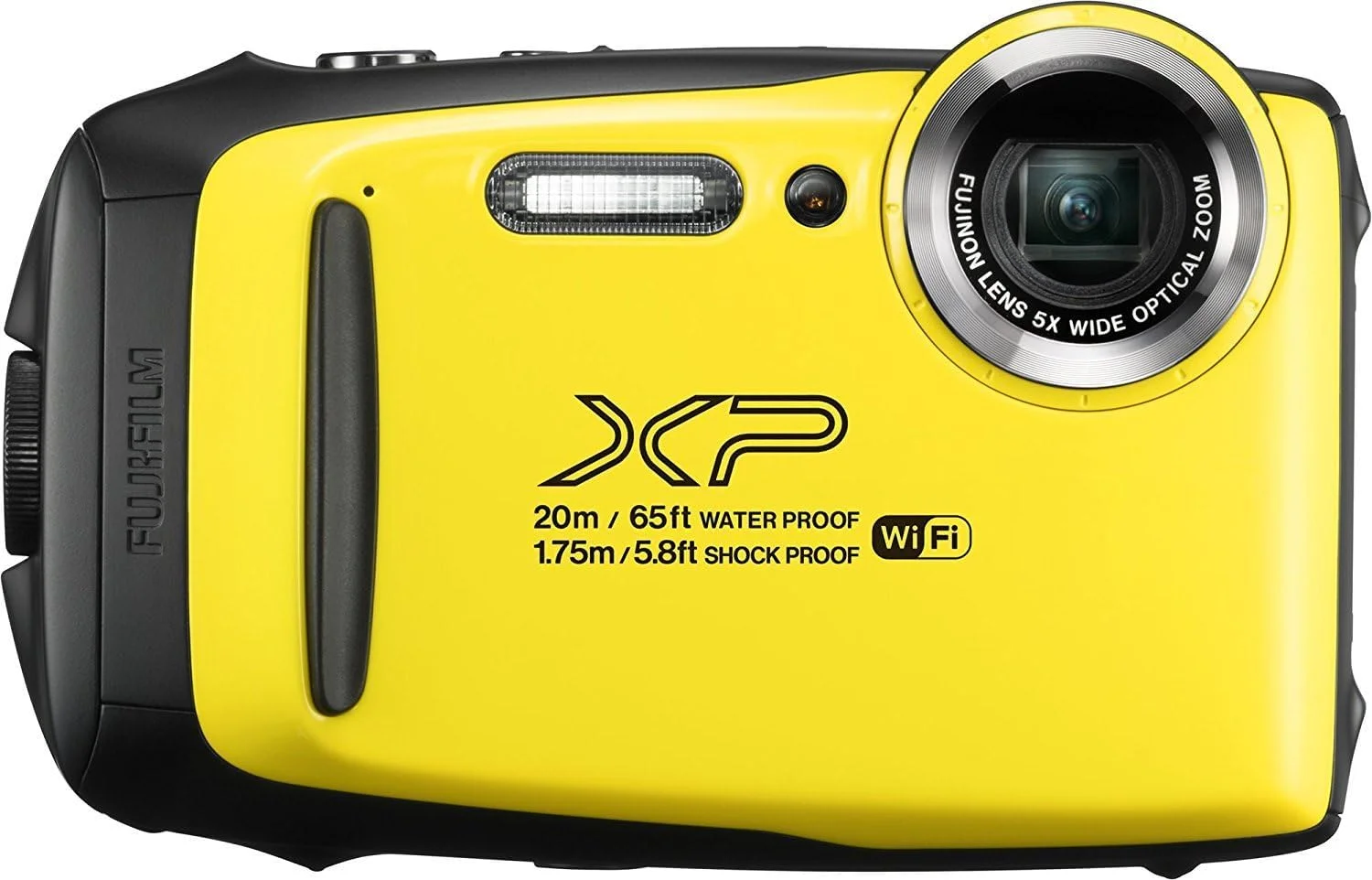 دوربین دیجیتال ضدآب فوجی فیلم FinePix XP130 به همراه کارت حافظه 16 گیگابایتی - زرد، 2.78x 4.34x 1.26 (بسته FinePix XP120 - زرد)