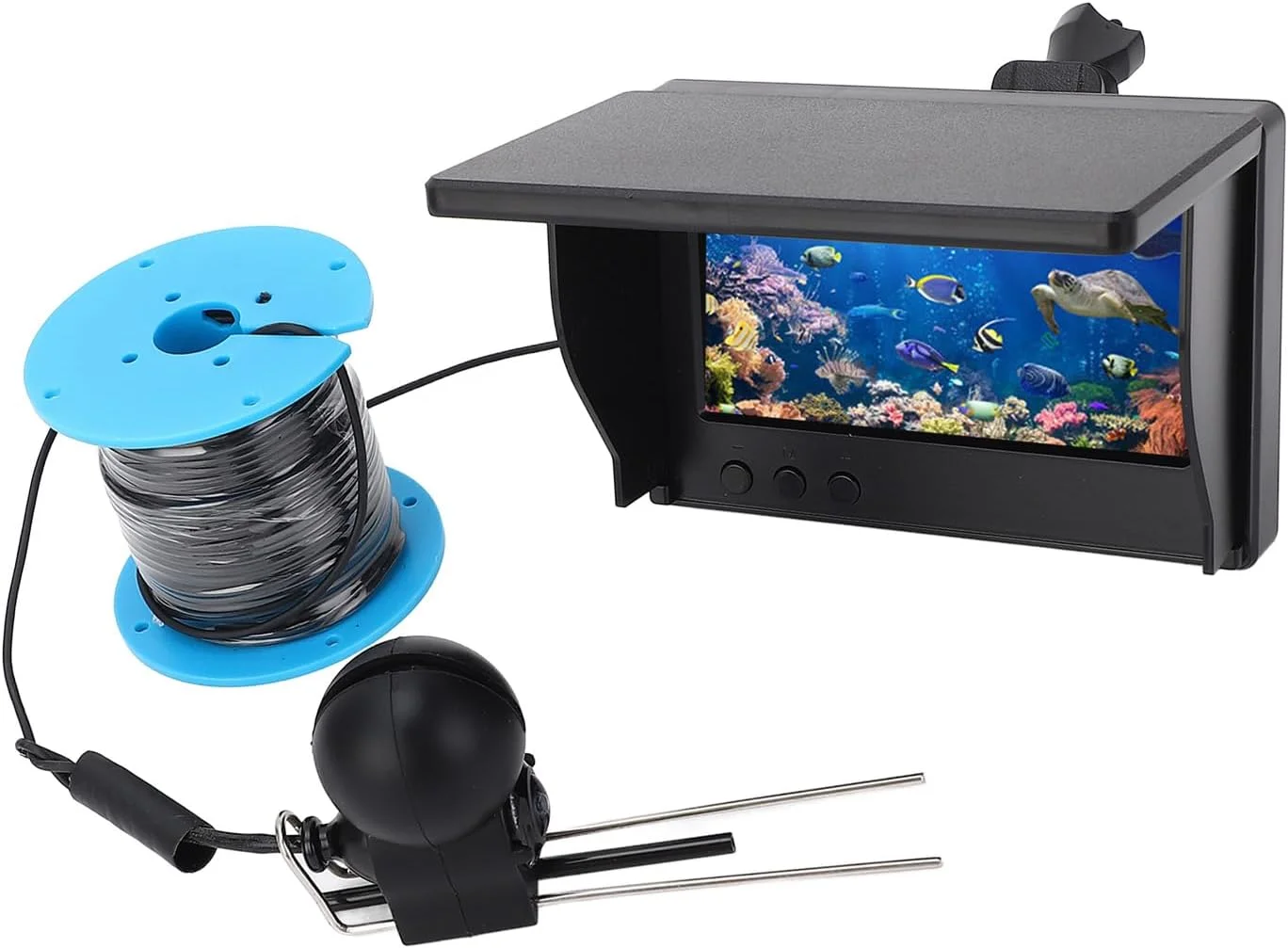 دوربین ماهیگیری زیر آب CHICIRIS قابل حمل 1080P با کیفیت بالا برای قایق، صفحه نمایش 4.3 اینچی، کابل 30 متری دوربین ماهیگیری زیر آب CHICIRIS قابل حمل 1080P با کیفیت بالا برای قایق، صفحه نمایش 4.3 اینچی، کابل 30 متری