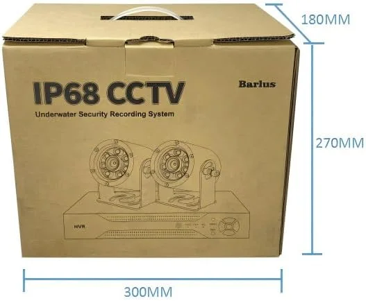 دوربین مداربسته 5 مگاپیکسلی POE بارلوس H.265 با قابلیت نصب زیر آب به همراه هارد دیسک 1 ترابایتی از پیش نصب شده، دوربین مداربسته دنیای زیر آب، دوربین های نظارتی HD زیر آب با دید در شب و دسترسی آسان از راه دور دوربین مداربسته 5 مگاپیکسلی POE بارلوس H.265 با قابلیت نصب زیر آب به همراه هارد دیسک 1 ترابایتی از پیش نصب شده، دوربین مداربسته دنیای زیر آب، دوربین های نظارتی HD زیر آب با دید در شب و دسترسی آسان از راه دور