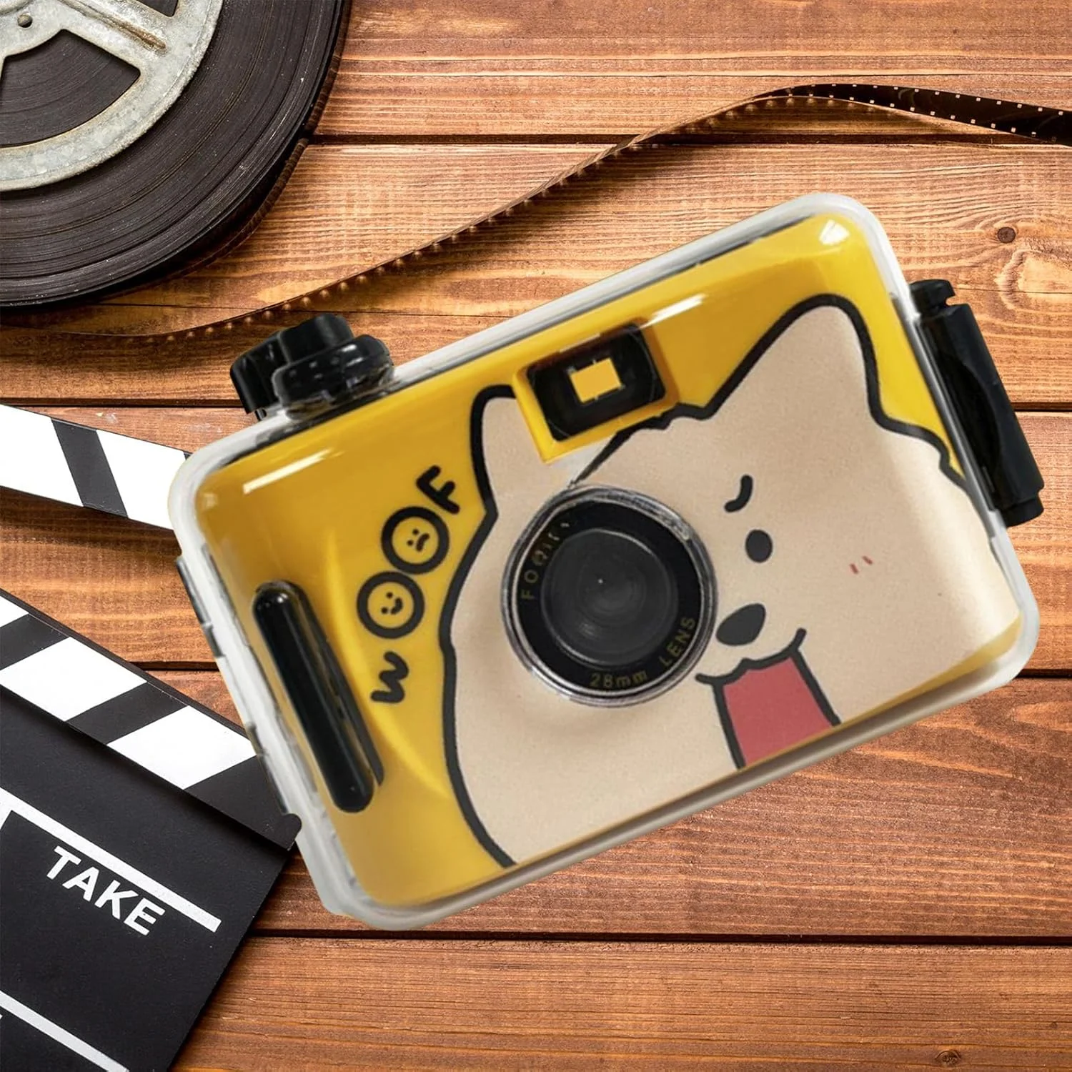 دوربین یکبار مصرف ضد آب 35 میلی متری با طرح سگ - دوربین فیلمبرداری زیر آب برای ساحل، غواصی، شنا و تعطیلات تابستانی - 18 نوردهی، بدون فلاش، طراحی بادوام برای نوجوانان و بزرگسالان