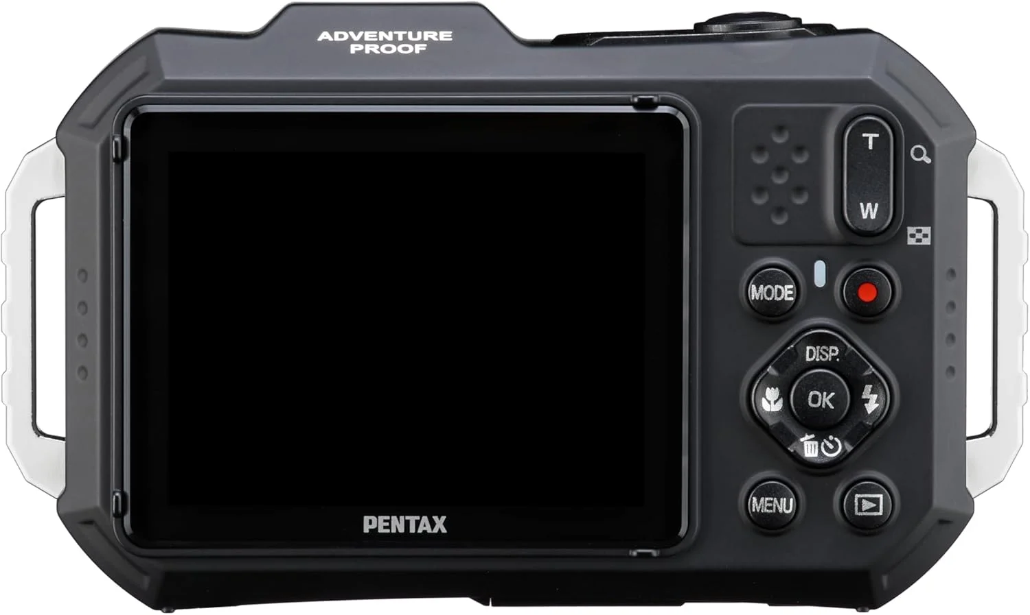دوربین دیجیتال کامپکت ضد آب PENTAX WG-1000 (خاکستری)، طراحی شده برای عکاسی گاه به گاه در فضای باز و زیر آب، ضد آب تا عمق 15 متر (تا یک ساعت)