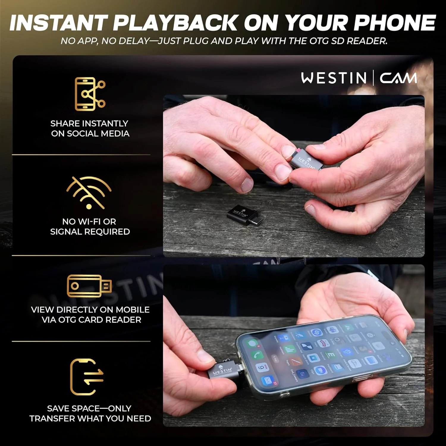 دوربین زیرآبی Westin Escape Cam | دوربین ماهیگیری زیرآبی سبک وزن، مجموعه کامل، مشکی دوربین زیرآبی Westin Escape Cam | دوربین ماهیگیری زیرآبی سبک وزن، مجموعه کامل، مشکی