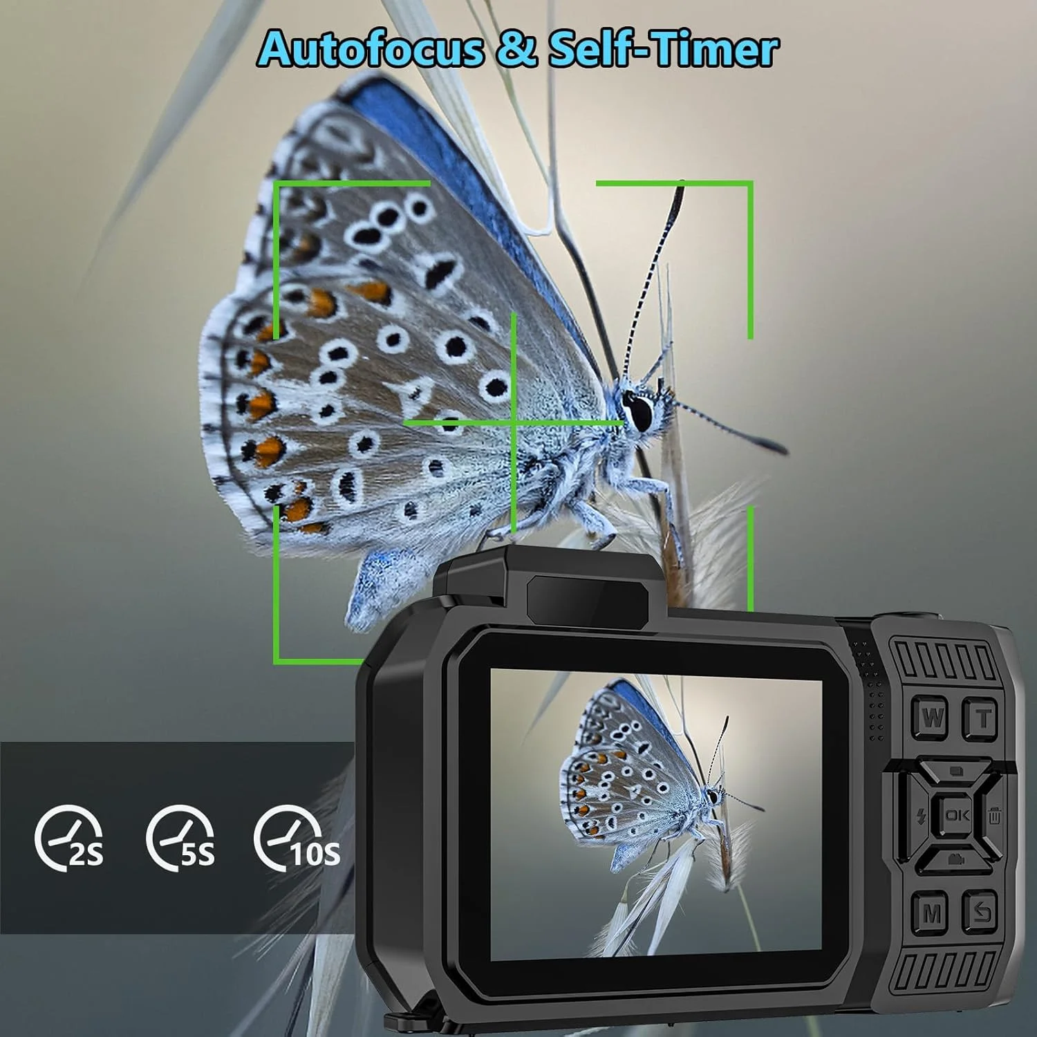 دوربین دیجیتال 8K UHD ضد آب تا عمق 10 متر، فوکوس خودکار 70 مگاپیکسل، مقاوم در برابر گرد و غبار و ضربه، دوربین عکاسی سلفی دو صفحه نمایش با کارت 32 گیگابایتی دوربین دیجیتال 8K UHD ضد آب تا عمق 10 متر، فوکوس خودکار 70 مگاپیکسل، مقاوم در برابر گرد و غبار و ضربه، دوربین عکاسی سلفی دو صفحه نمایش با کارت 32 گیگابایتی