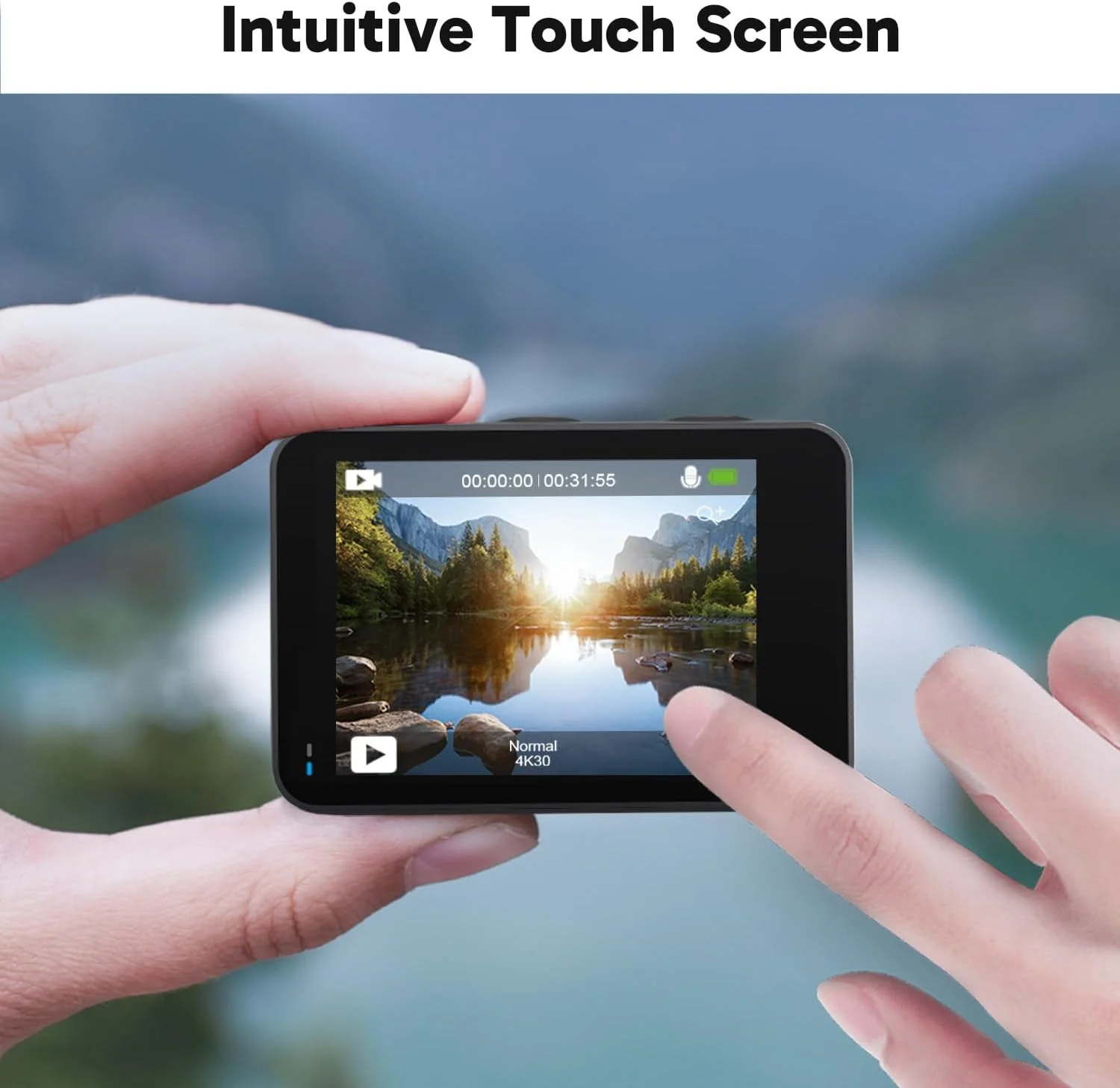 دوربین ورزشی AKASO Brave 7 LE به همراه کیت لوازم جانبی گیره فرمان جهانی