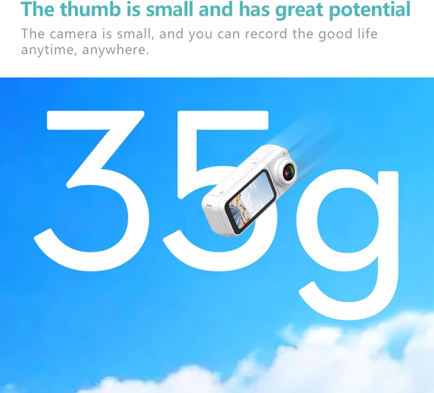 دوربین کوچک 2.7K POV، دوربین اکشن با نصب مغناطیسی، مناسب برای سفر، دوچرخه سواری، ماجراجویی با حیوانات خانگی (سفید) دوربین کوچک 2.7K POV، دوربین اکشن با نصب مغناطیسی، مناسب برای سفر، دوچرخه سواری، ماجراجویی با حیوانات خانگی (سفید)