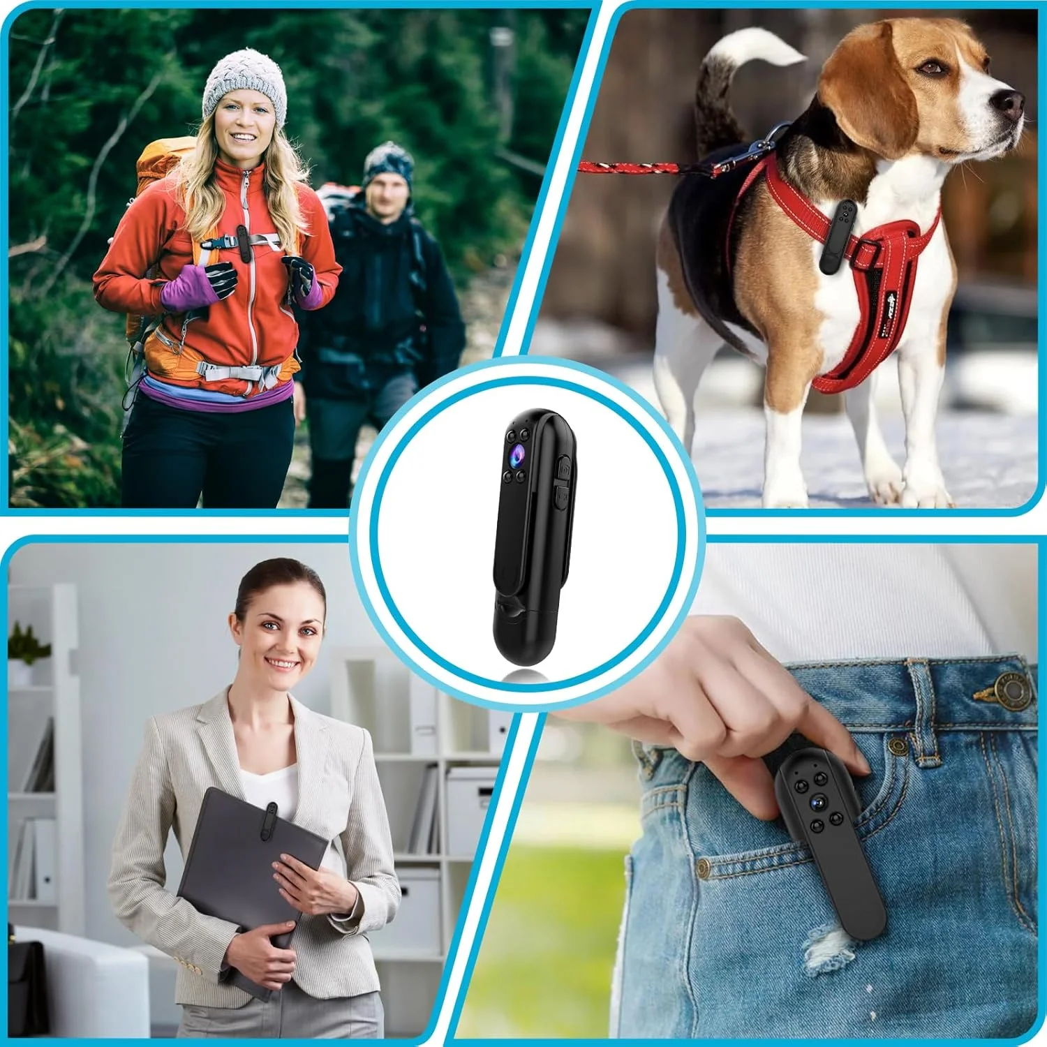 دوربین کوچک WOTCHA با کیفیت HD 1080P، دارای تشخیص حرکت، دید در شب مادون قرمز، ضبط چرخهای، دوربین فیلمبرداری کوچک قابل حمل برای ورزشهای فضای باز/مسافرت/دوچرخهسواری/پیادهروی (کارت SD شامل نمیشود) دوربین کوچک WOTCHA با کیفیت HD 1080P، دارای تشخیص حرکت، دید در شب مادون قرمز، ضبط چرخهای، دوربین فیلمبرداری کوچک قابل حمل برای ورزشهای فضای باز/مسافرت/دوچرخهسواری/پیادهروی (کارت SD شامل نمیشود)