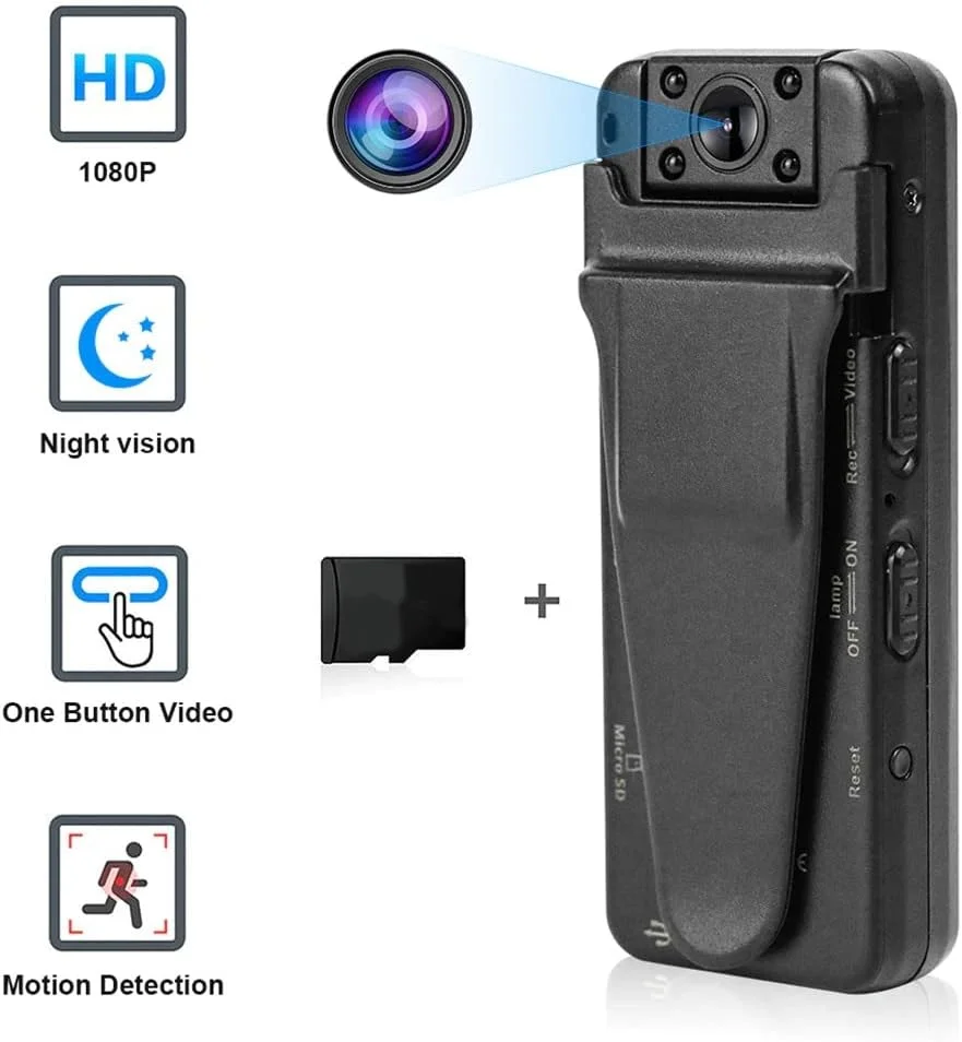 دوربین کوچک بدنه وای فای HD 1080P Smars | دید در شب | تشخیص حرکت با قابلیت چرخش 180 درجه دوربین کوچک بدنه وای فای HD 1080P Smars | دید در شب | تشخیص حرکت با قابلیت چرخش 180 درجه