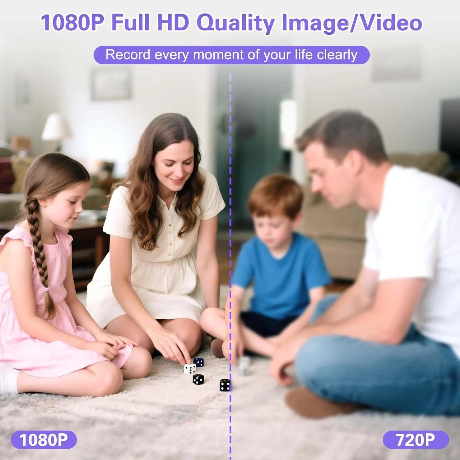 دوربین کوچک بدنه 1080P با کارت حافظه 64 گیگابایتی، دوربین قابل حمل با قابلیت ضبط چرخه‌ای، مناسب برای فضای باز، دوچرخه سواری، پیاده روی، دوربین فیلمبرداری پوشیدنی برای امنیت، نگهبانی و ثبت وقایع کاری