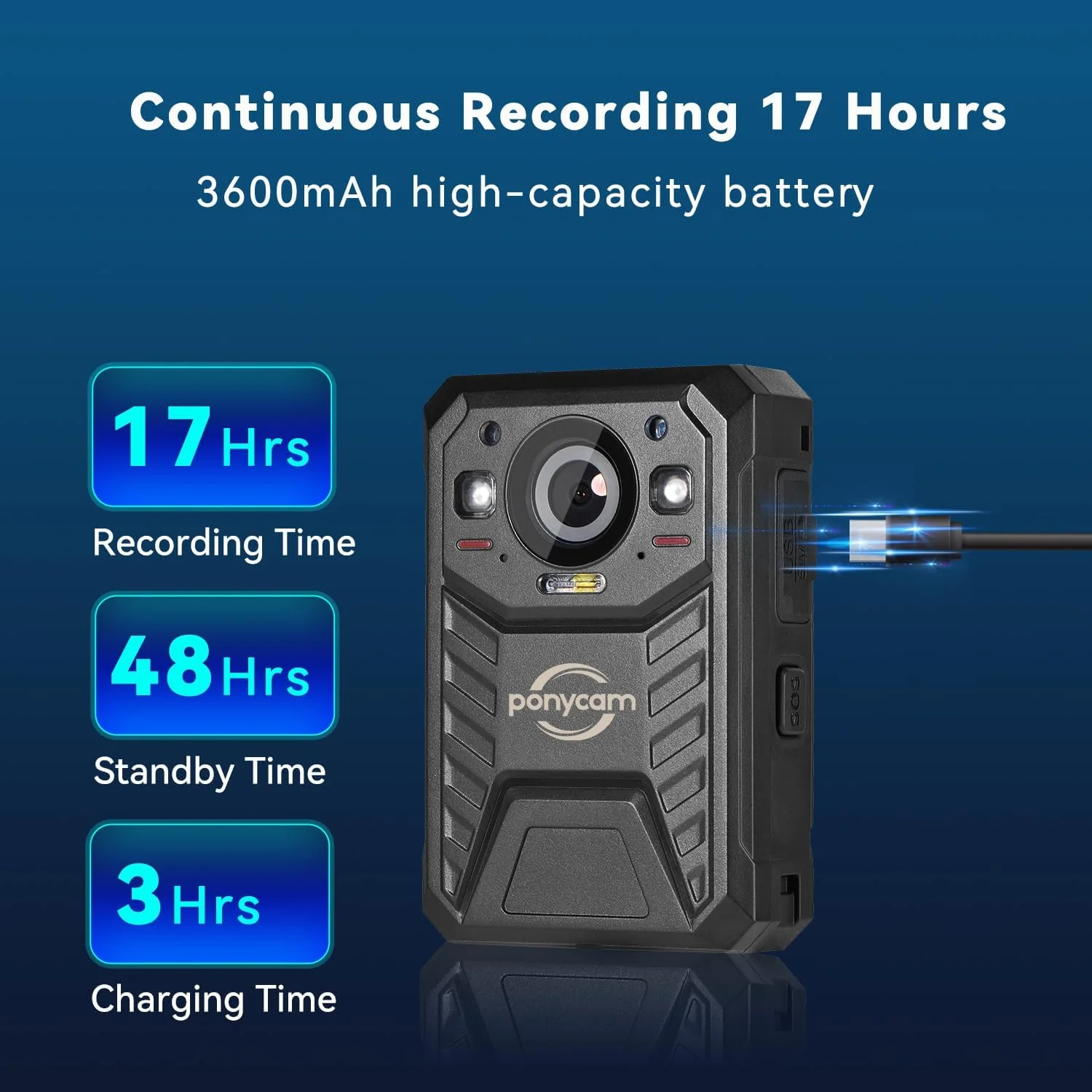 دوربین بدنه 1440P HD، زمان ضبط 17 ساعته، دوربین بدنه پلیس با باتری 3600 میلی آمپر ساعت، ضبط صدا و تصویر با حافظه 128 گیگابایتی، دید در شب، رمزگذاری داده برای ثبت اجرای قانون، محافظان امنیتی، استفاده شخصی دوربین بدنه 1440P HD، زمان ضبط 17 ساعته، دوربین بدنه پلیس با باتری 3600 میلی آمپر ساعت، ضبط صدا و تصویر با حافظه 128 گیگابایتی، دید در شب، رمزگذاری داده برای ثبت اجرای قانون، محافظان امنیتی، استفاده شخصی