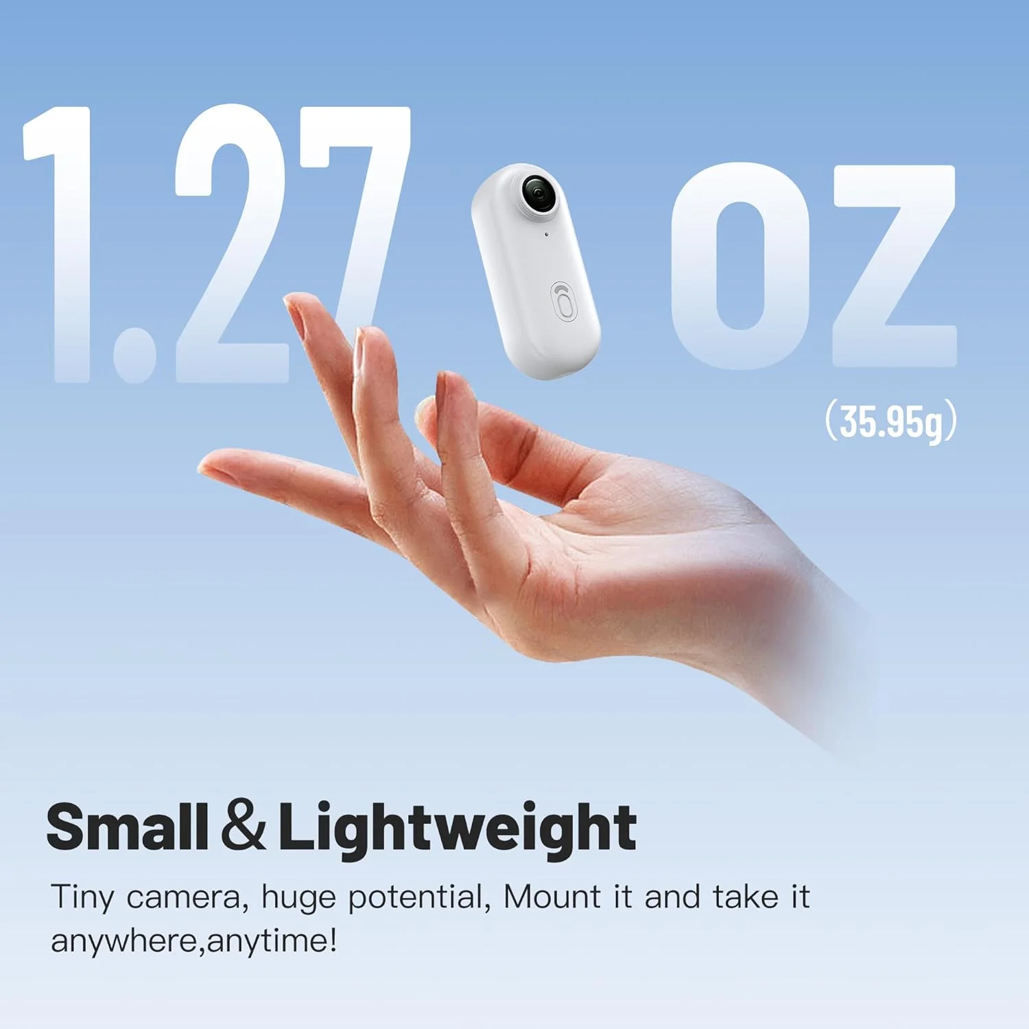 دوربین کوچک بدنه 128 گیگابایتی FHD 1080P، اندازه انگشت شست، بدون نیاز به دست، سفید دوربین کوچک بدنه 128 گیگابایتی FHD 1080P، اندازه انگشت شست، بدون نیاز به دست، سفید