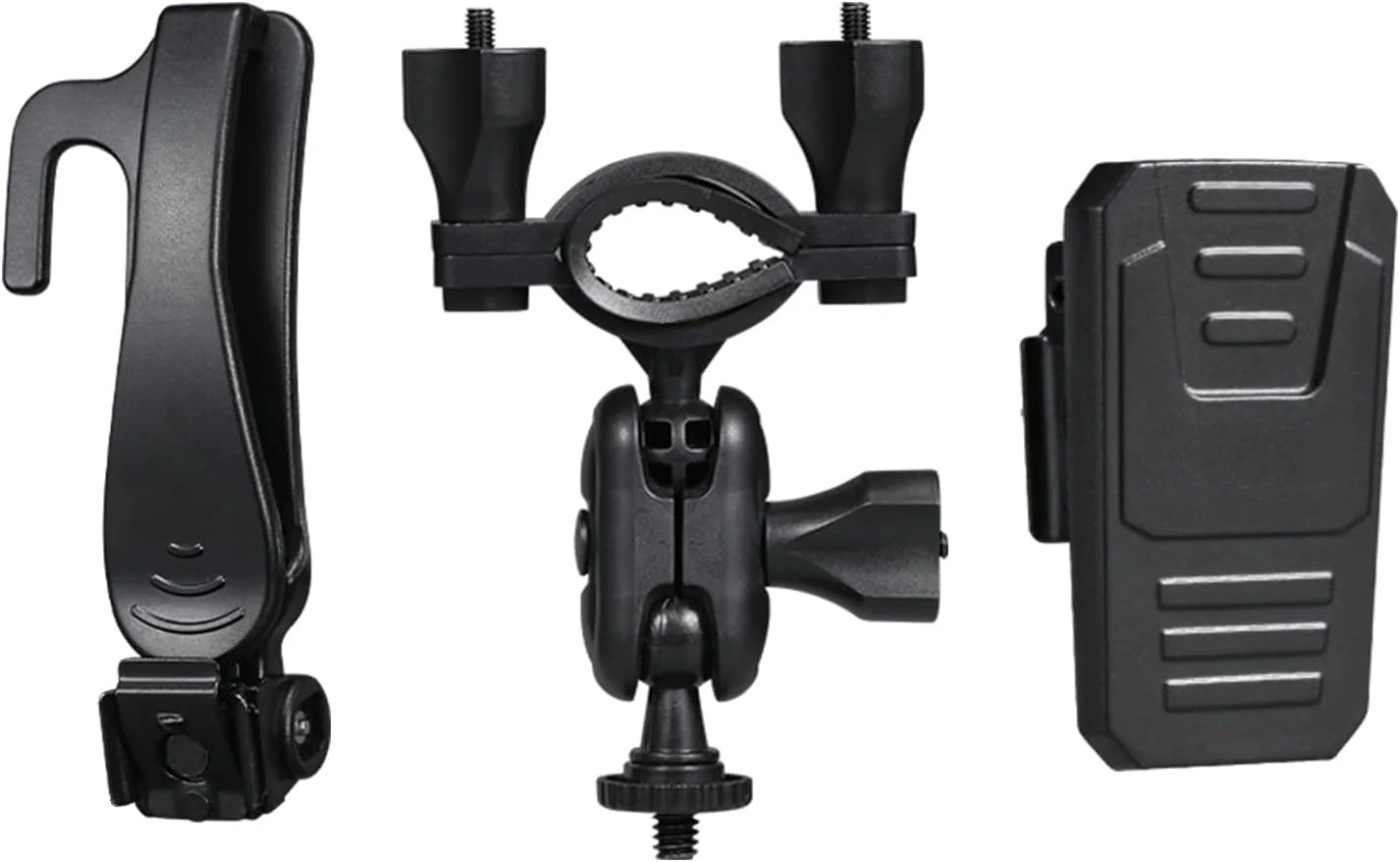 گیره های لوازم جانبی دوربین بدنه A39، گیره های کوتاه/بلند لباس و دوچرخه مناسب برای دوربین نصب شده روی بدنه، سه گیره محکم برای لباس، دوچرخه